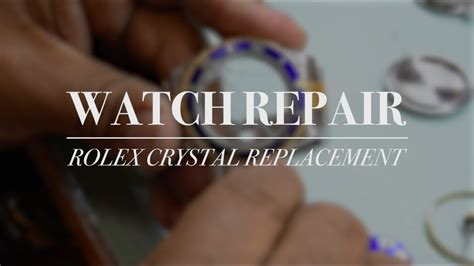 rolex sapphire crystal repair|Rolex replacement crystal.